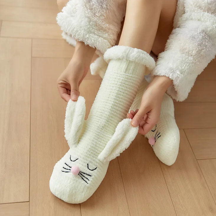 CuddleBun Fluffy Home Socks