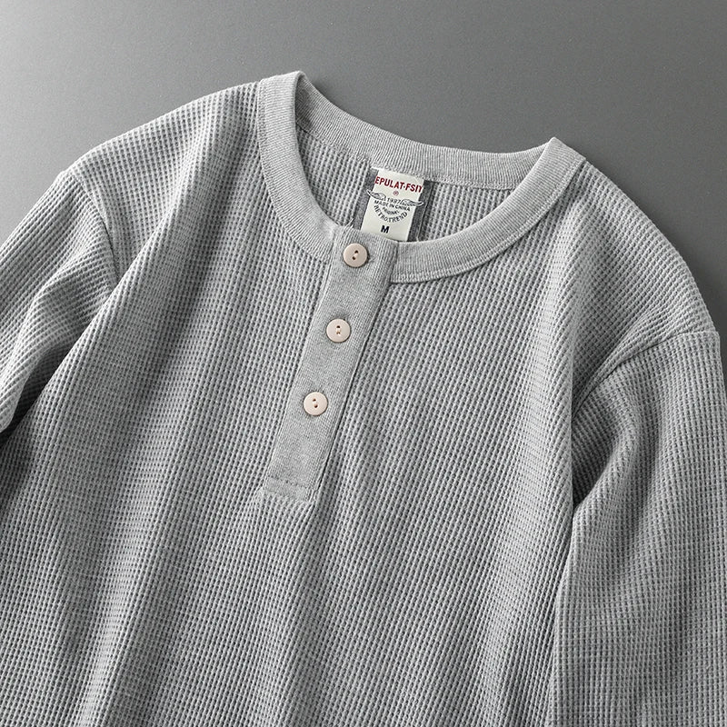 Harbor Waffle Henley