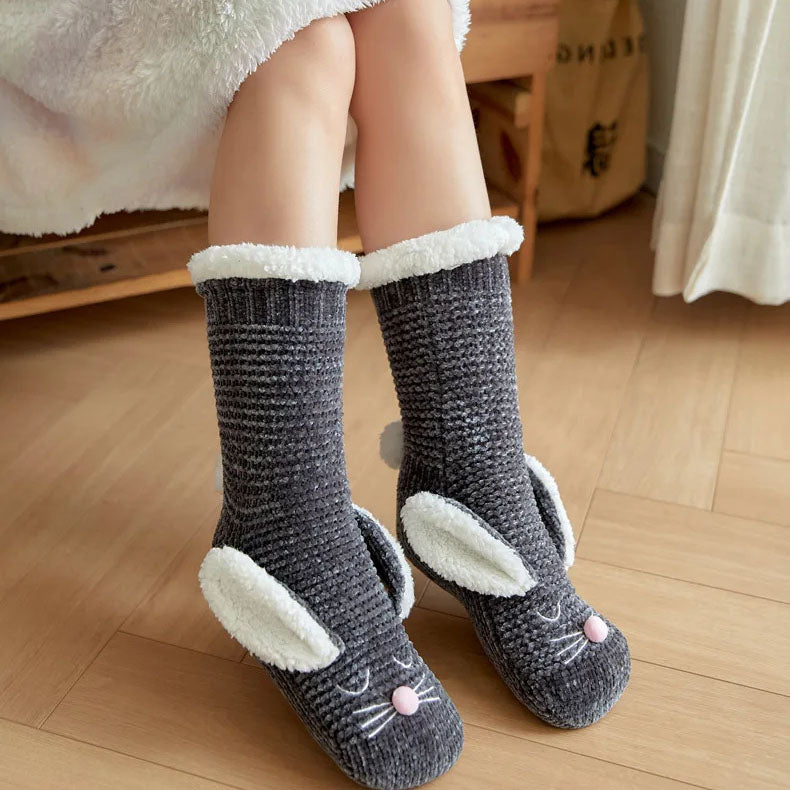 CuddleBun Fluffy Home Socks