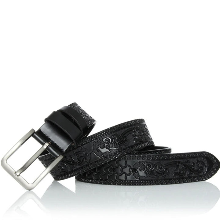 Ravello Grain Leather Belt