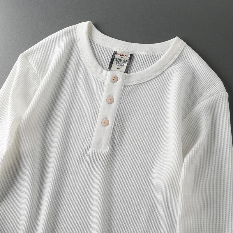 Harbor Waffle Henley
