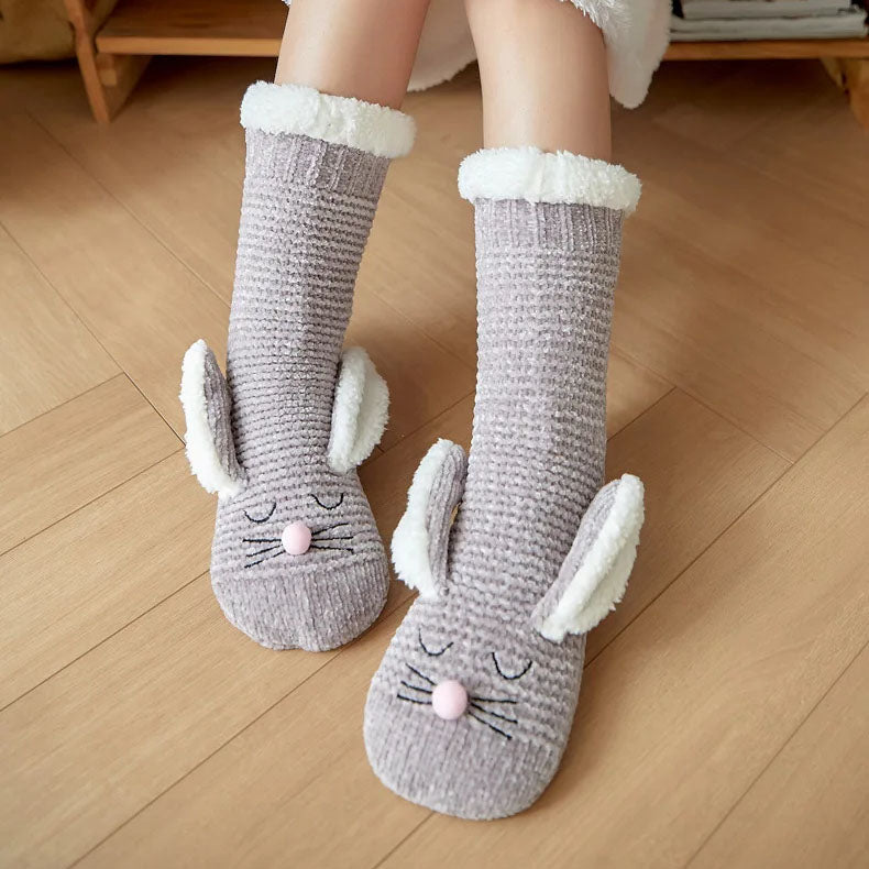 CuddleBun Fluffy Home Socks