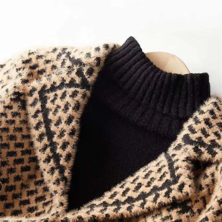 Valencia Houndstooth Knit Jacket
