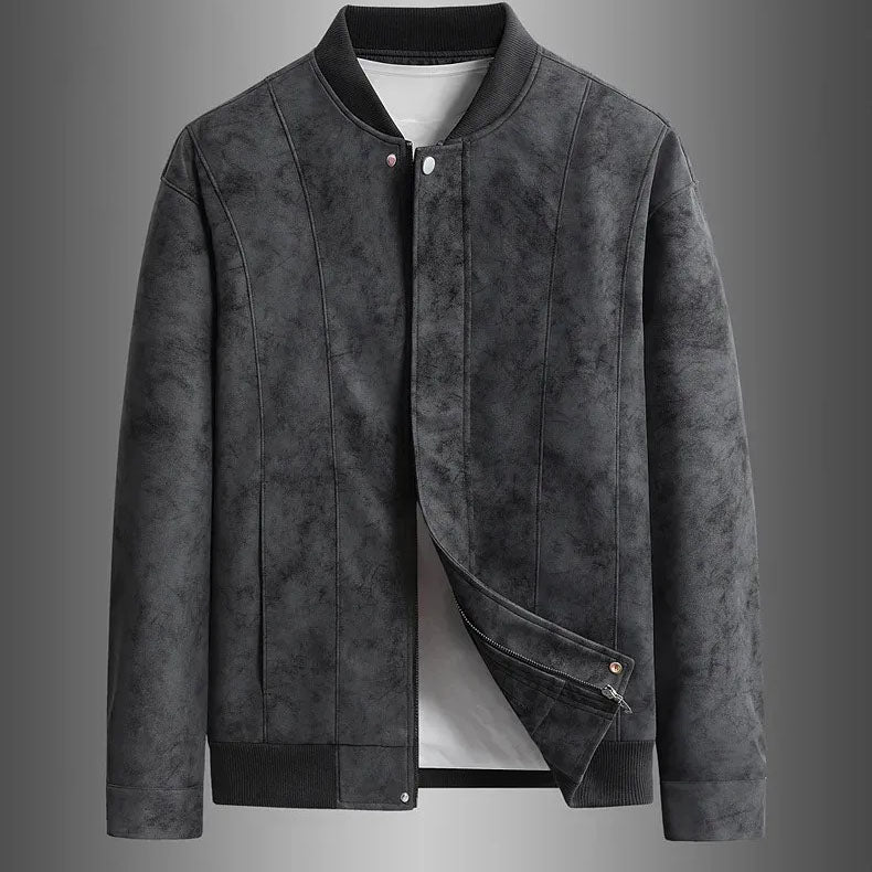Langston Deerskin Bomber Jacket
