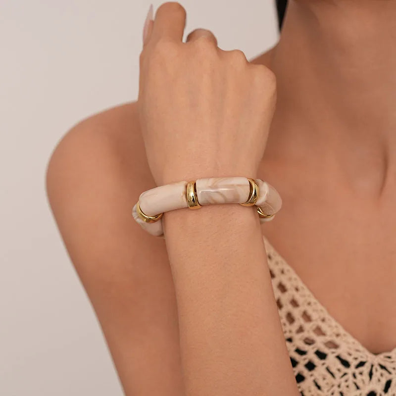 Soleia Acrylic Bangle Set