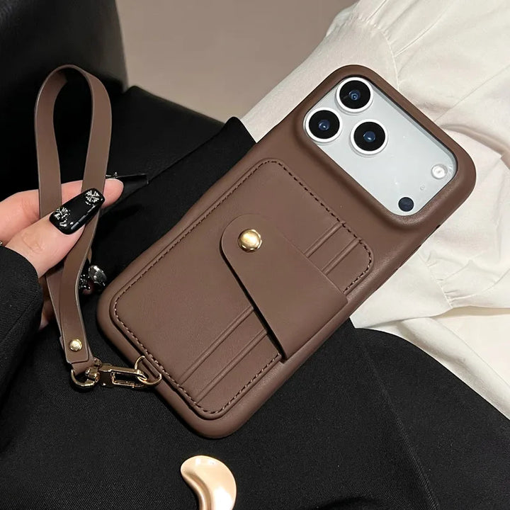 Bellamy Leather Card MagStrap Case