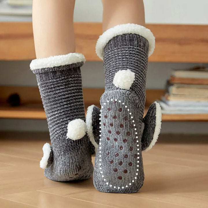 CuddleBun Fluffy Home Socks