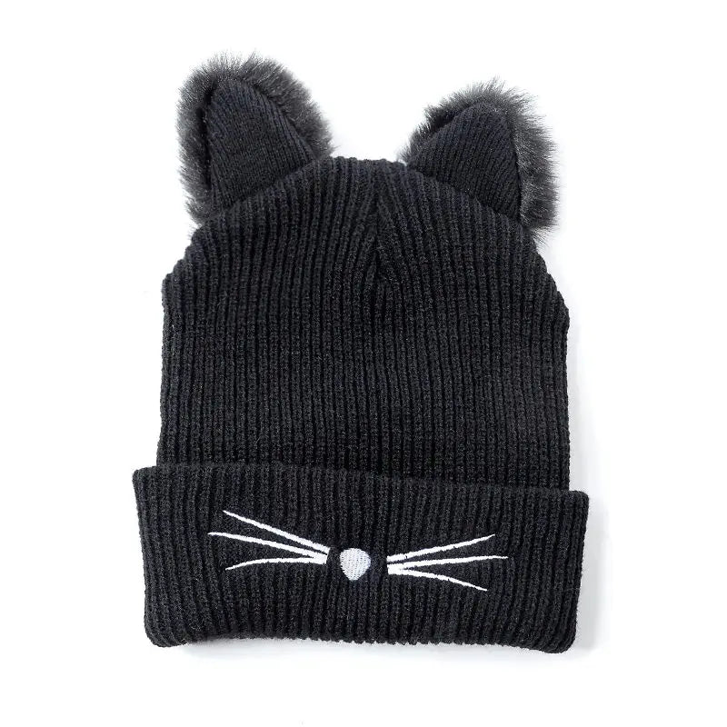 Mira Purr Knit Beanie