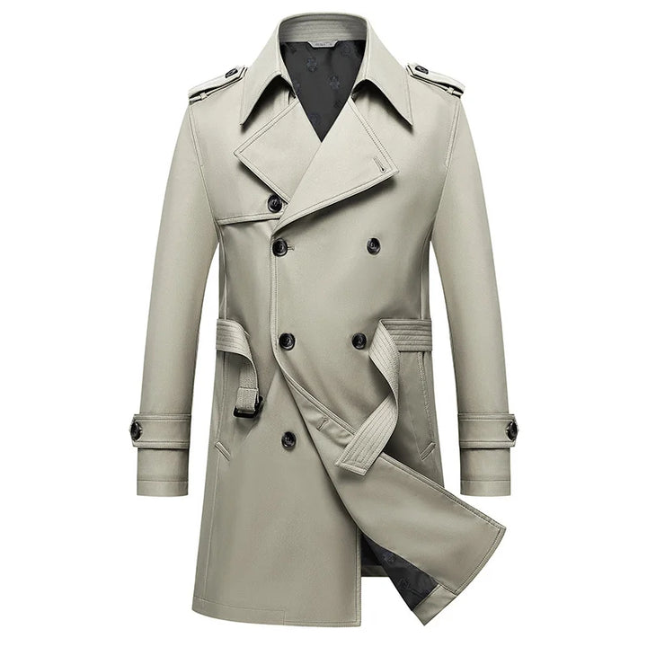 Langston Double-Breasted Trench Coat