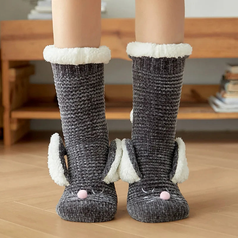 CuddleBun Fluffy Home Socks