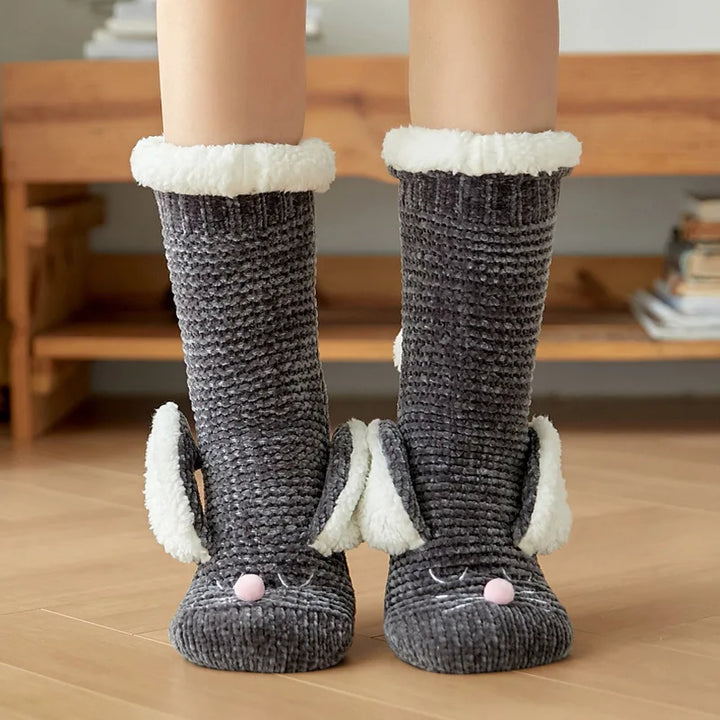 CuddleBun Fluffy Home Socks