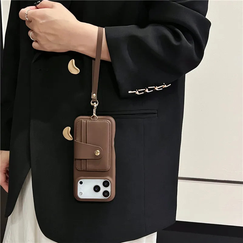 Bellamy Leather Card MagStrap Case