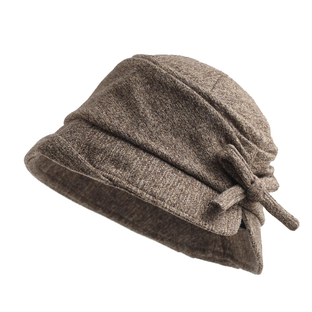 Alessia Woolen Bow Bucket Hat