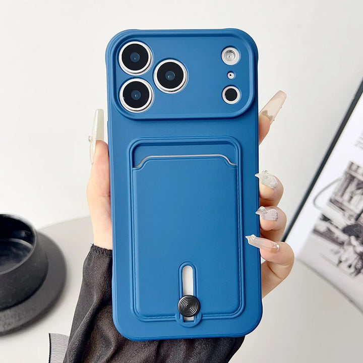 Velora Card Slide Silicone iPhone Case