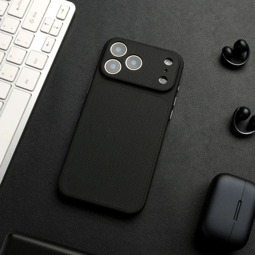 Vintage Leather Diamond Textured iPhone Case