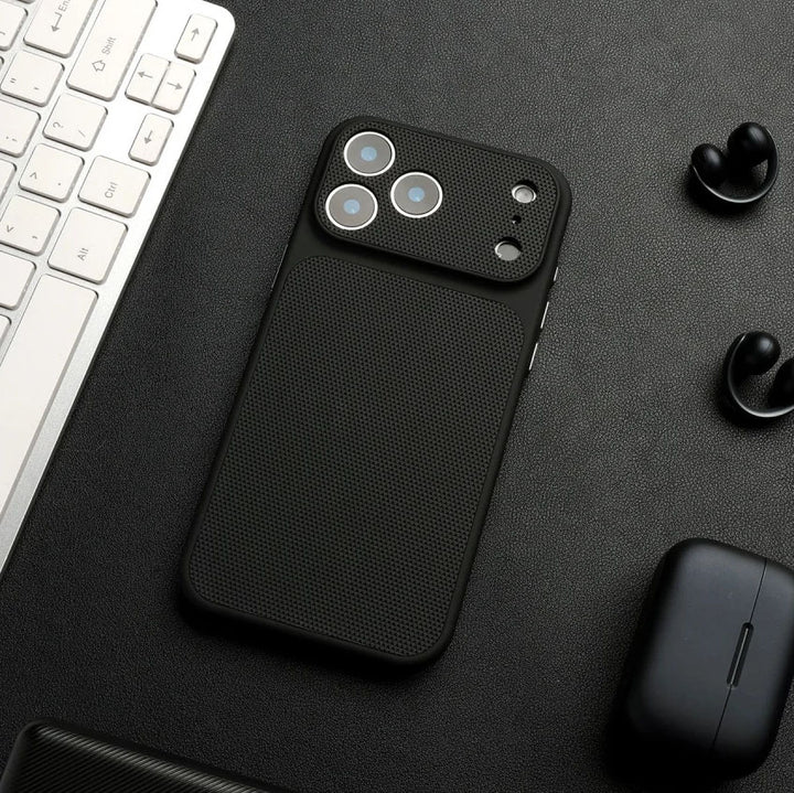 Vintage Leather Diamond Textured iPhone Case