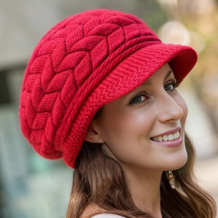 Alessia Braided Knit Beret