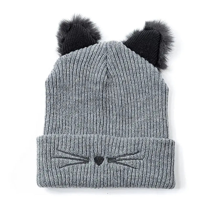 Mira Purr Knit Beanie