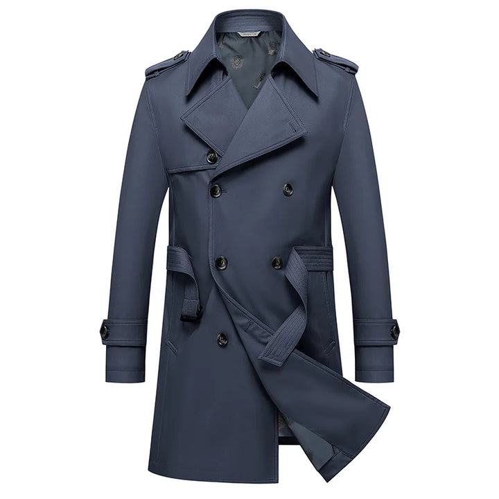Langston Double-Breasted Trench Coat