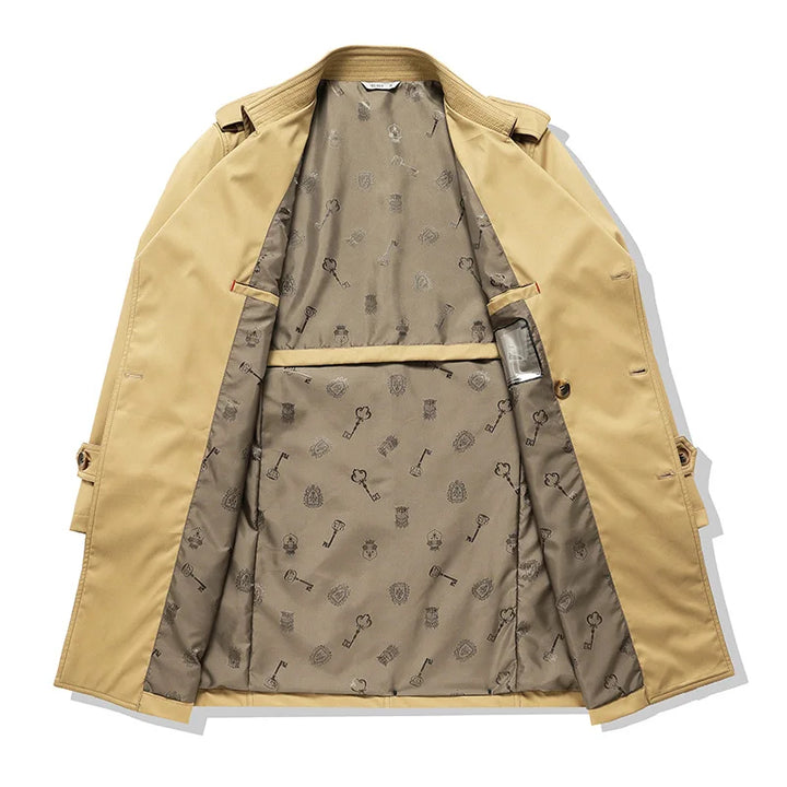 Langston Double-Breasted Trench Coat