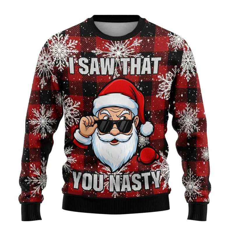 Unisex X-Mas Sweater - Santa Nasty