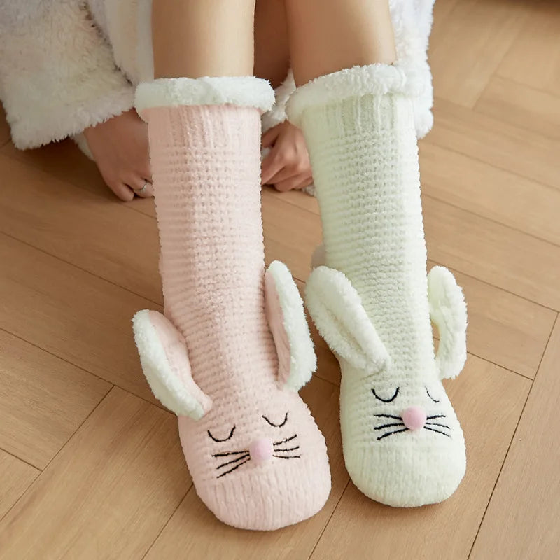 CuddleBun Fluffy Home Socks