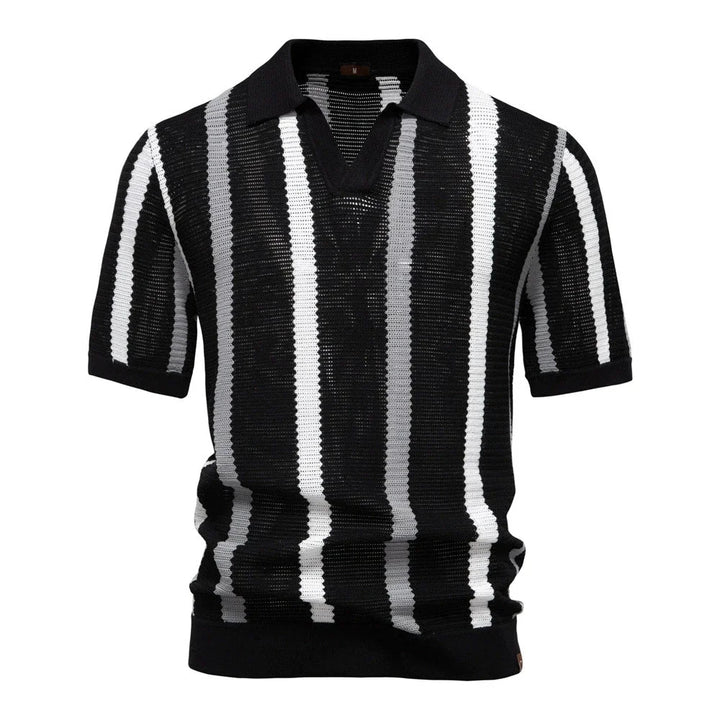 Classic Knitted Polo Shirt