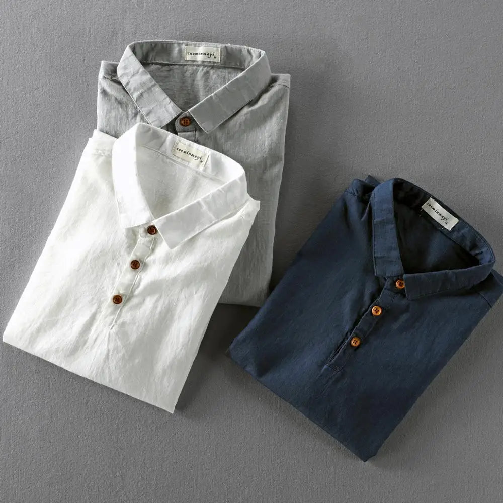 Camden Linen Collar Tee