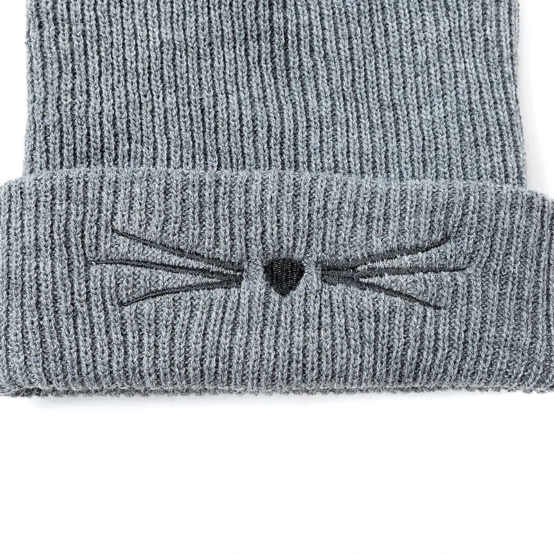 Mira Purr Knit Beanie