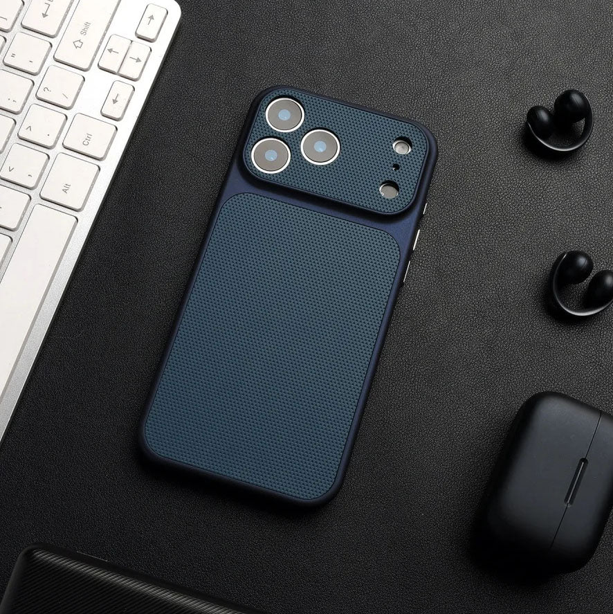 Vintage Leather Diamond Textured iPhone Case