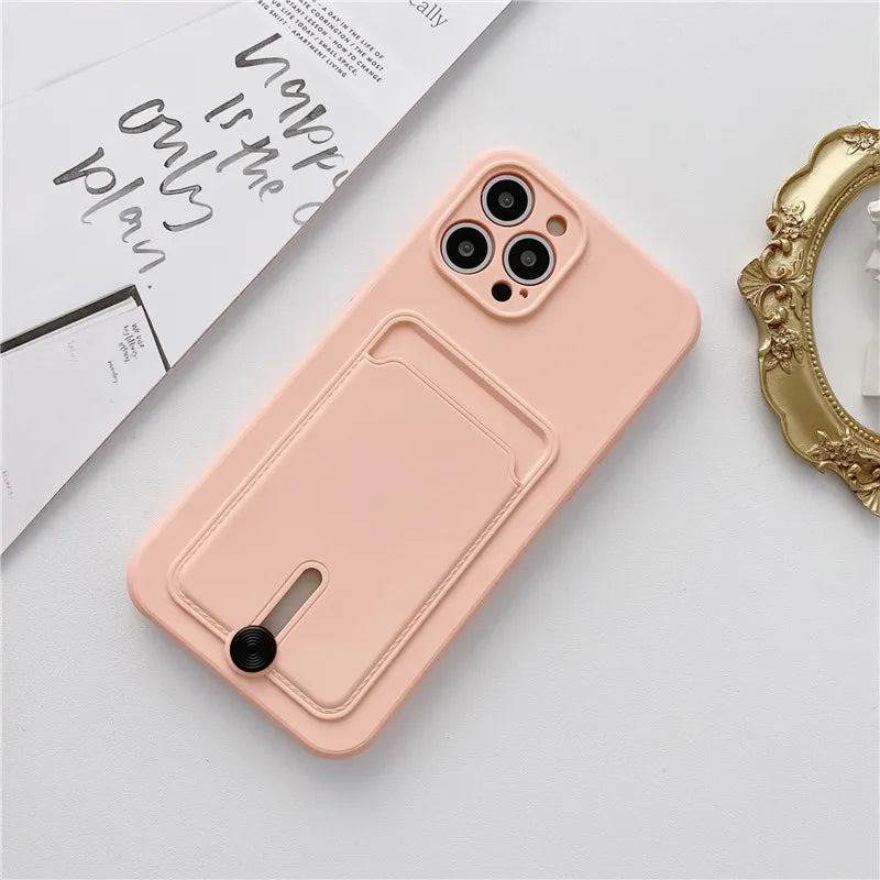 Velora Card Slide Silicone iPhone Case