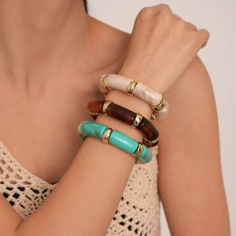Soleia Acrylic Bangle Set