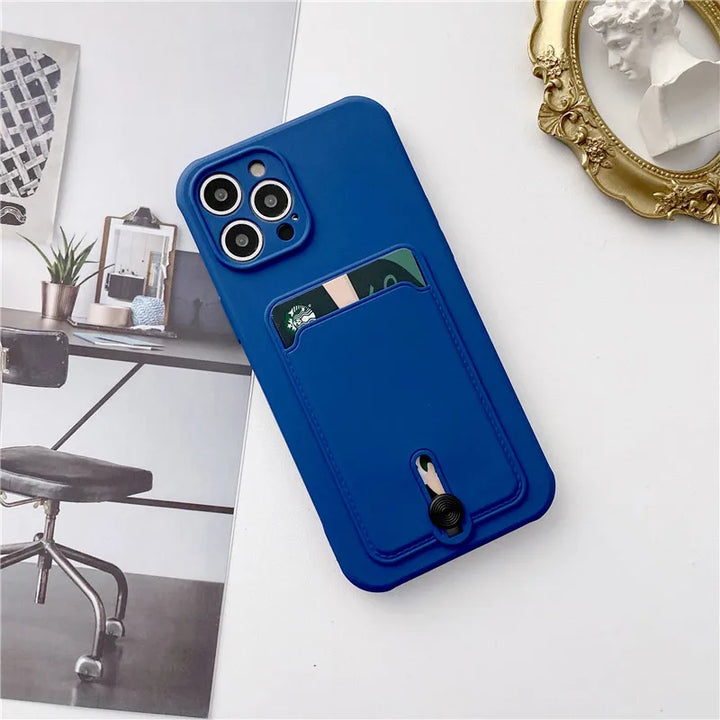 Velora Card Slide Silicone iPhone Case