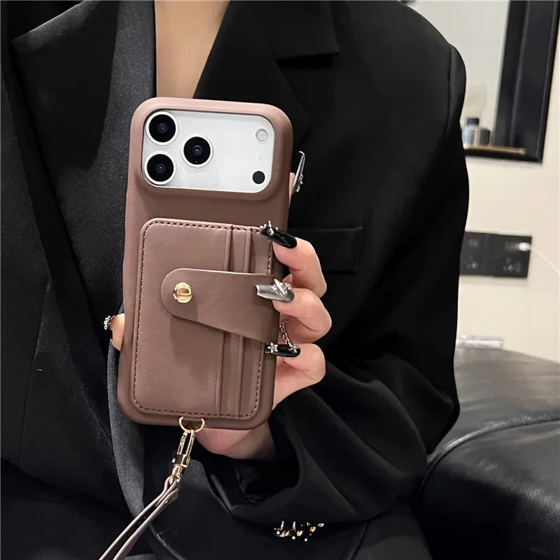 Bellamy Leather Card MagStrap Case