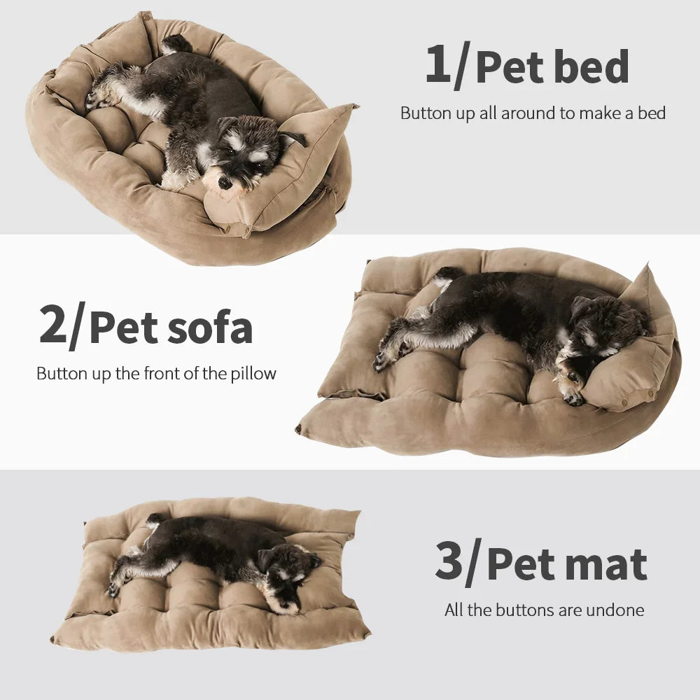 Nestify 3-in-1 Pet Sofa Bed Mat