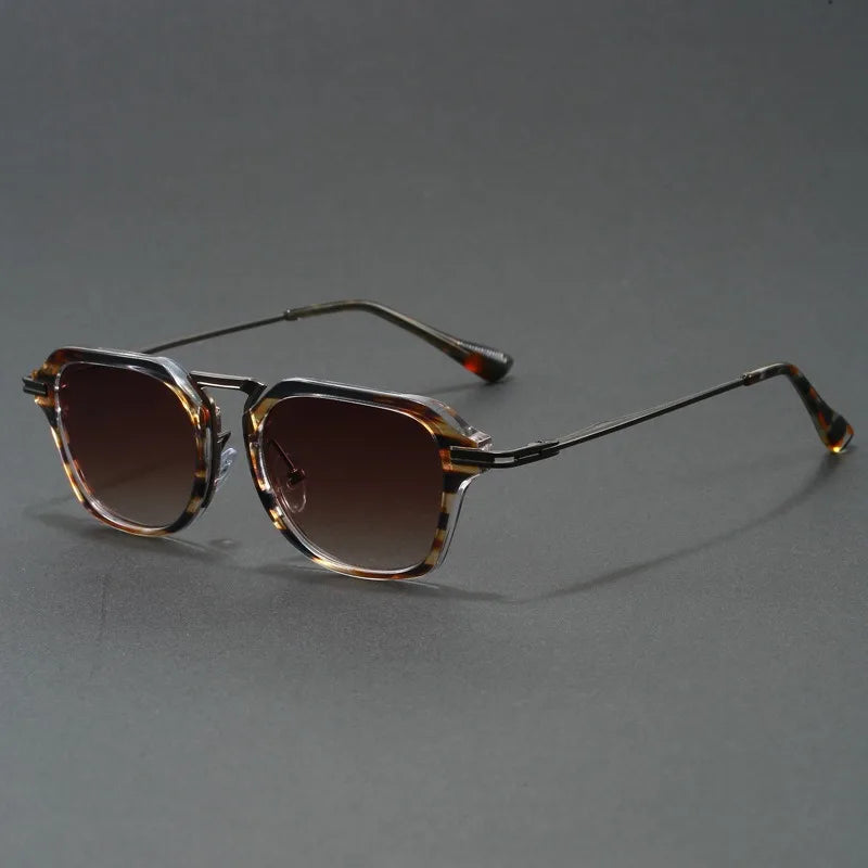 Aurelio Acetate Square Sunglasses