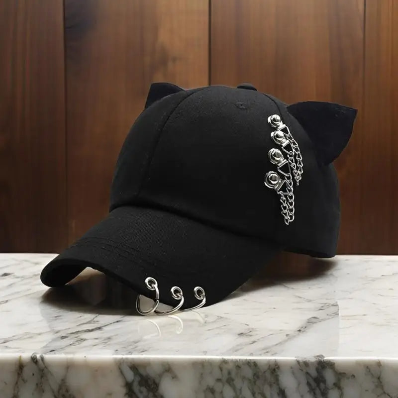 Shadowcat Metal Charm Baseball Hat