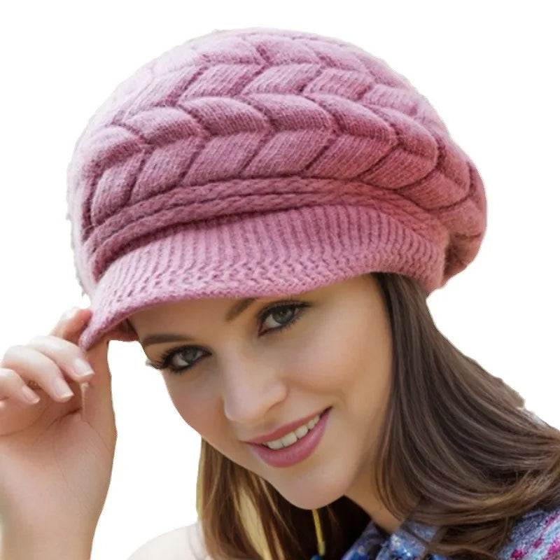Alessia Braided Knit Beret