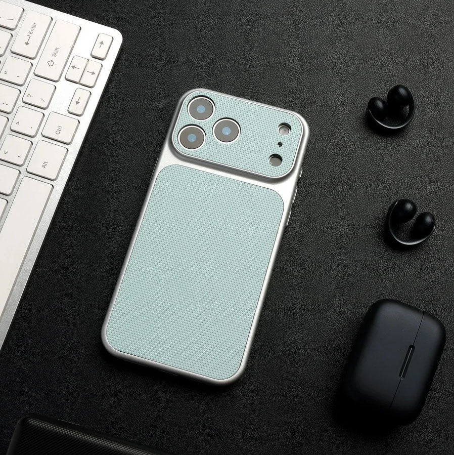 Vintage Leather Diamond Textured iPhone Case