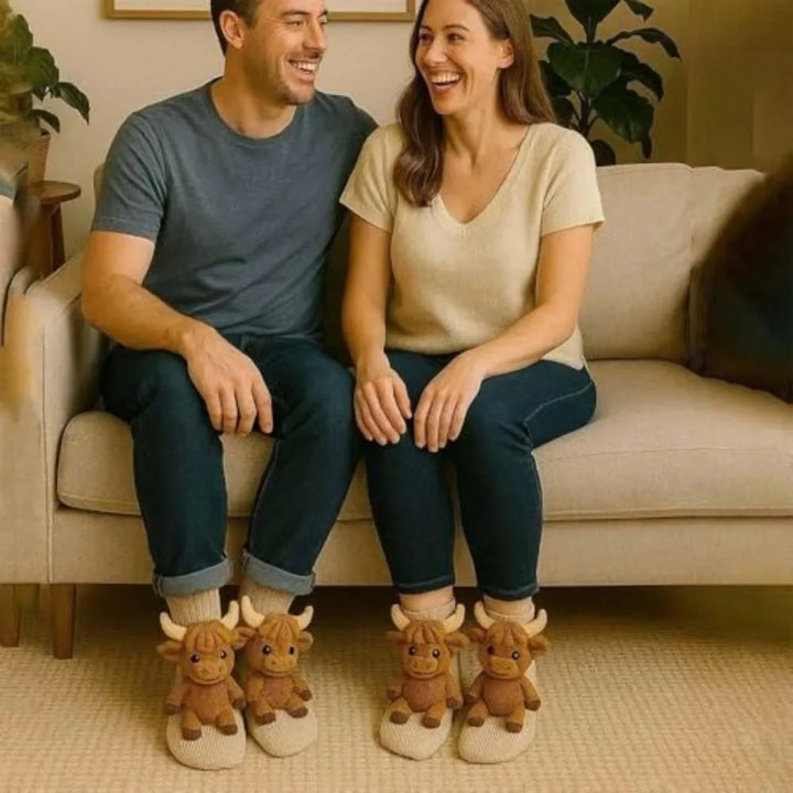 SnugglePals 3D Knit Animal Socks