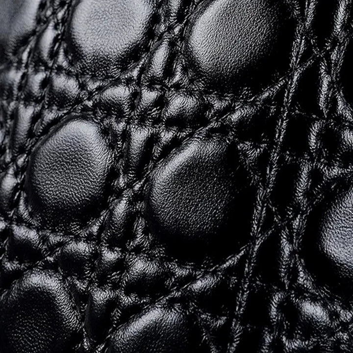 Maison Quilted Leather Tissue Box