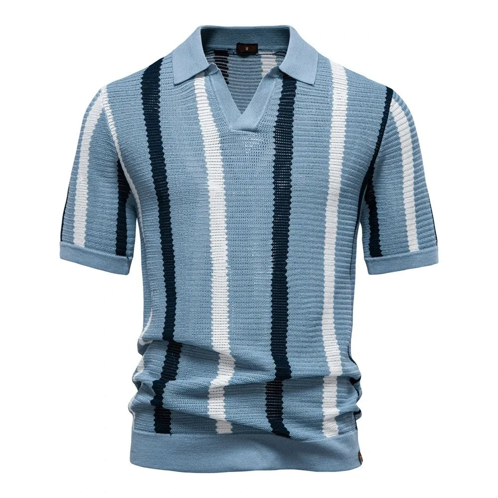 Classic Knitted Polo Shirt