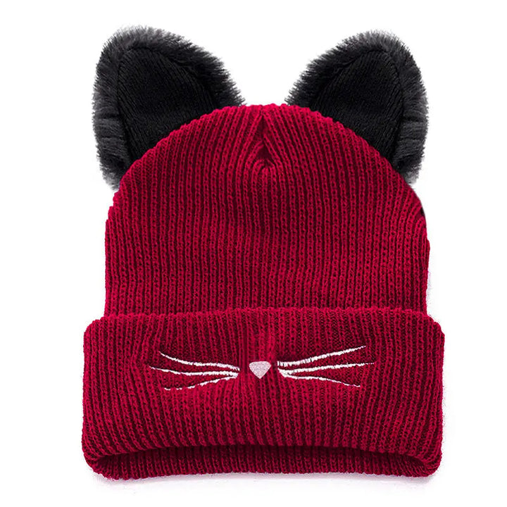Mira Purr Knit Beanie