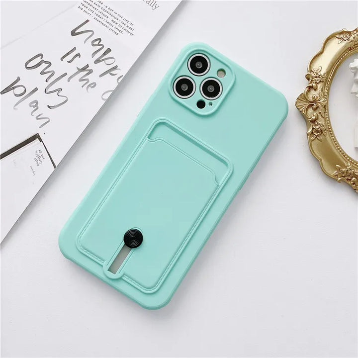 Velora Card Slide Silicone iPhone Case