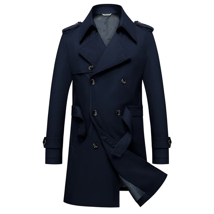 Langston Double-Breasted Trench Coat