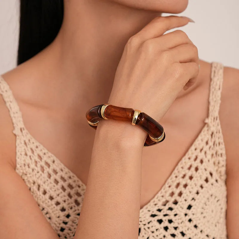 Soleia Acrylic Bangle Set