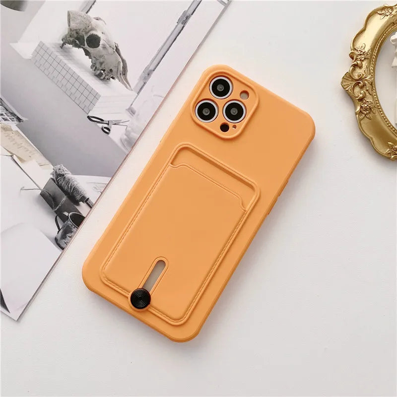 Velora Card Slide Silicone iPhone Case