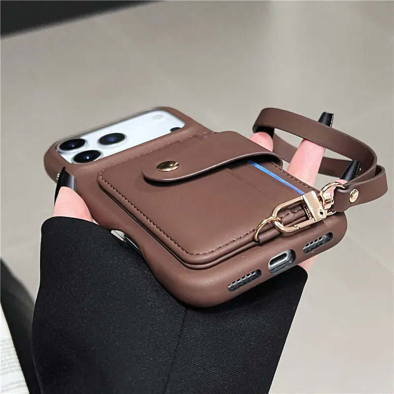 Bellamy Leather Card MagStrap Case