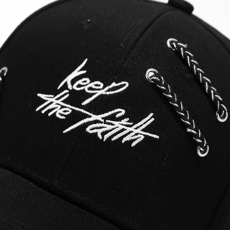 Keep Faith Pierced Cap