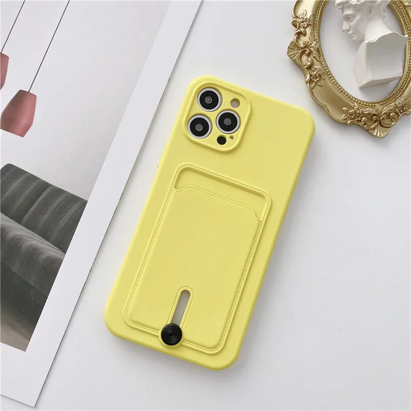 Velora Card Slide Silicone iPhone Case